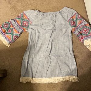Off the shoulder dress